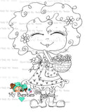 INSTANT DOWNLOAD Digital Digi Stamps Big Eye Big Head Dolls Digi "Fancy Francie " IMG 001 11 By Sherri Baldy