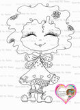 INSTANT DOWNLOAD Digital Digi Stamps Big Eye Big Head Dolls Digi "Fancy Francie " IMG 002 6 By Sherri Baldy