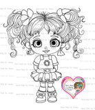 INSTANT DOWNLOAD Digital Digi Stamps & Color Printable~ Big Eye Big Head Dolls Digi "LIL Adorables Besties" IMG 003 5 By Sherri Baldy