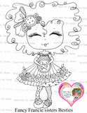 INSTANT DOWNLOAD Digital Digi Stamps Big Eye Big Head Dolls Digi "Fancy Francie " IMG 004 By Sherri Baldy