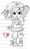 INSTANT DOWNLOAD Digital Digi Stamps Big Eye Big Head Dolls Digi "Nellie 1 1 28 2024" By Sherri Baldy